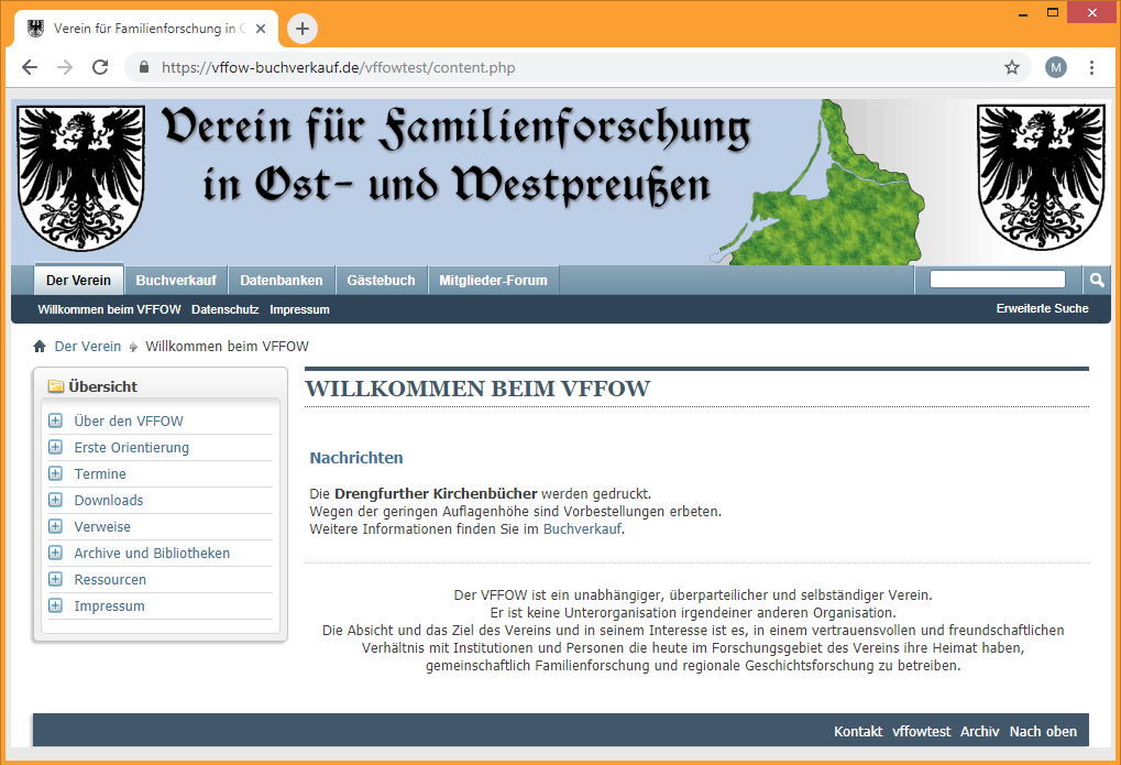 Webseite Webseite
